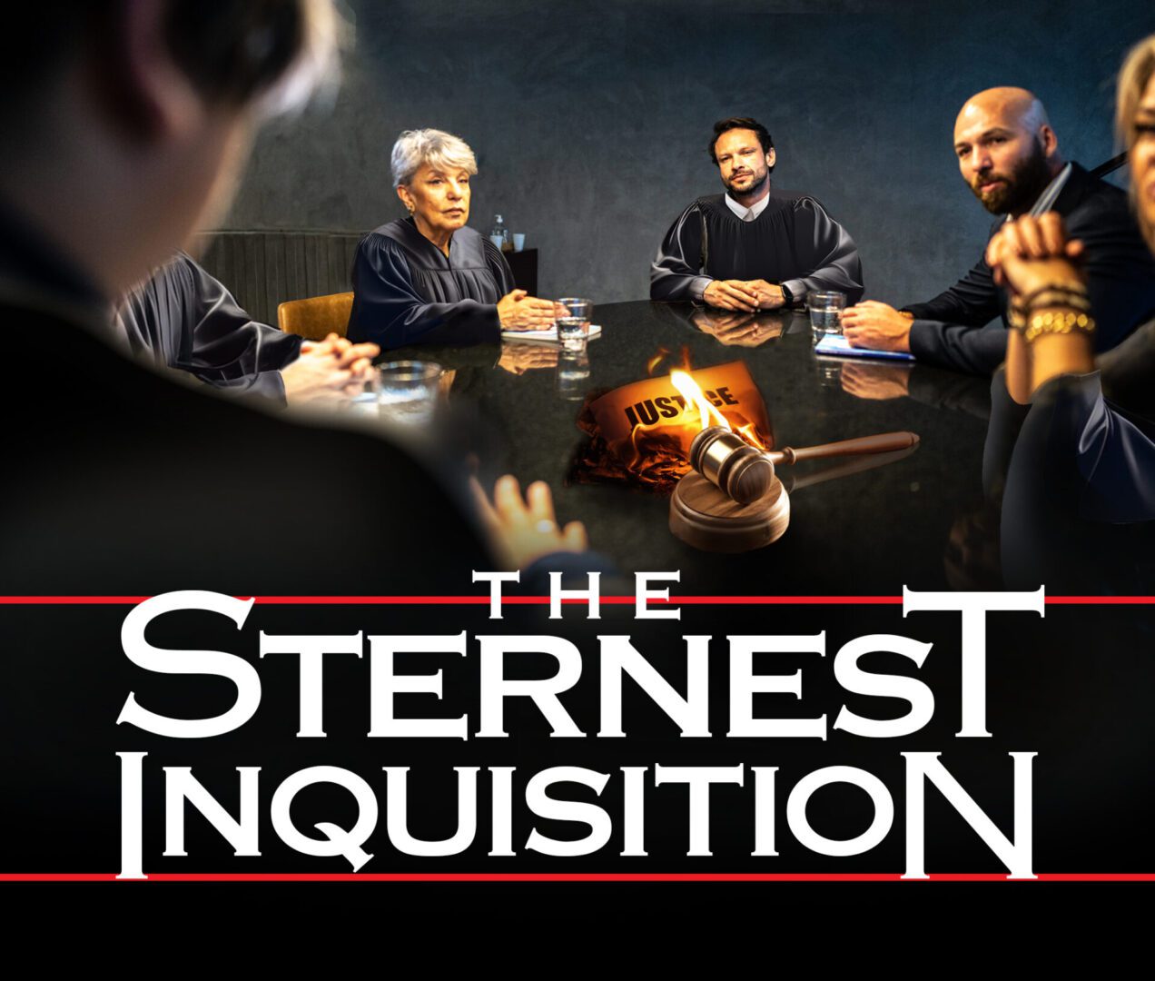 THE STERNEST INQUISITION  [Action/Thriller created for a Film and/or a Television Series]

A group of corrupt Judges who have manipulated the laws to their benefit find out quickly they will be held powerfully and relentlessly to account for their actions.

Created by Lisa Bills and produced by Uppermost Entertainment.  